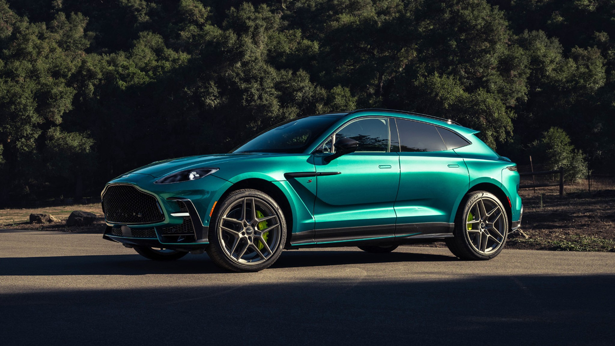 01 2026 Aston Martin DBX S Podium Green Pinstripe