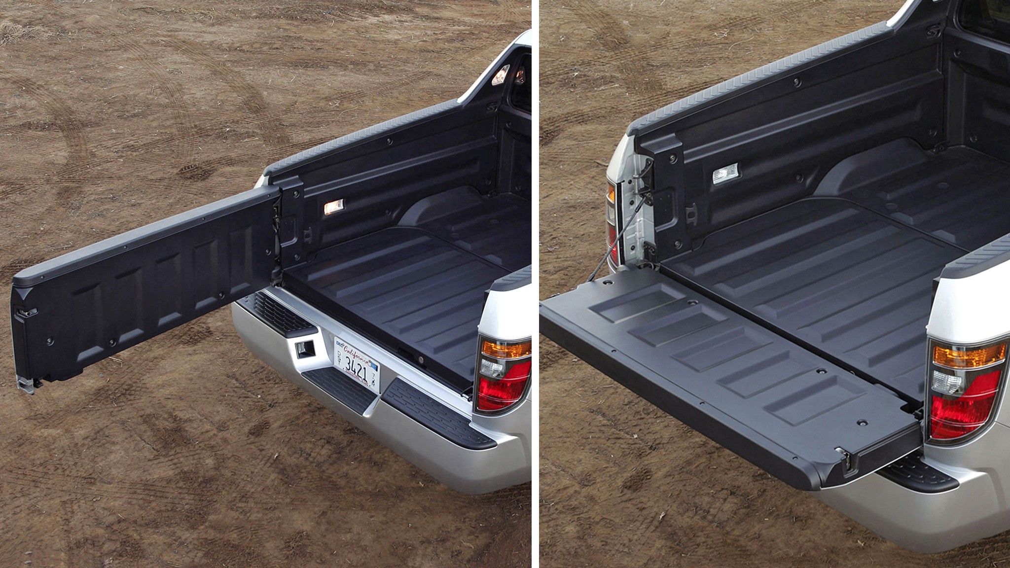 100 2006 Honda Ridgeline tailgate opening