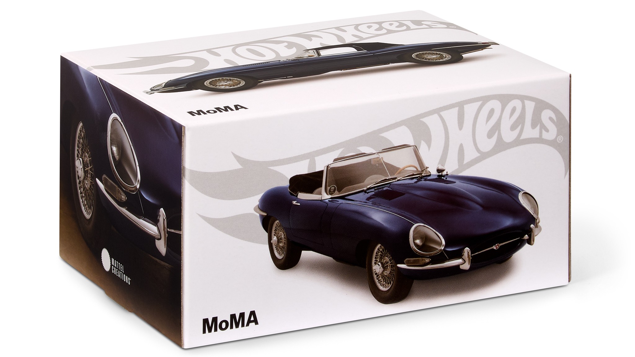 Jaguar E Type Roadster Hot Wheels Mattel Creations Museum of Modern Art MoMA 1