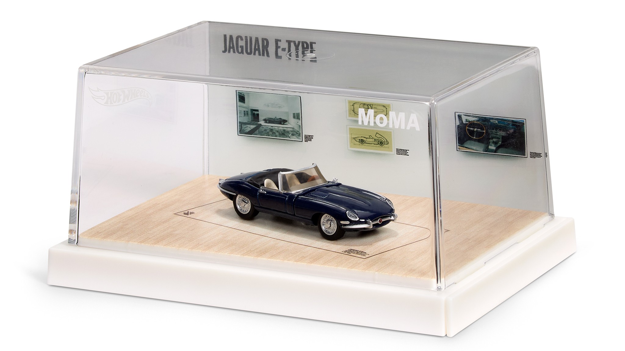 Jaguar E Type Roadster Hot Wheels Mattel Creations Museum of Modern Art MoMA 2