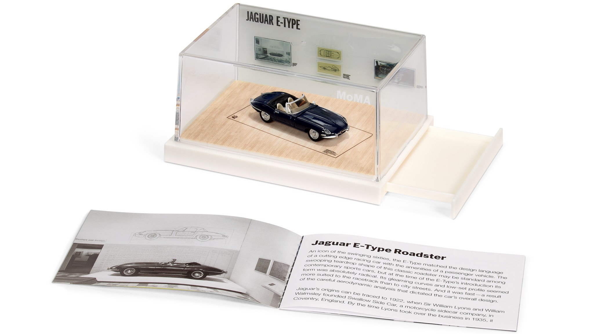 Jaguar E Type Roadster Hot Wheels Mattel Creations Museum of Modern Art MoMA 3