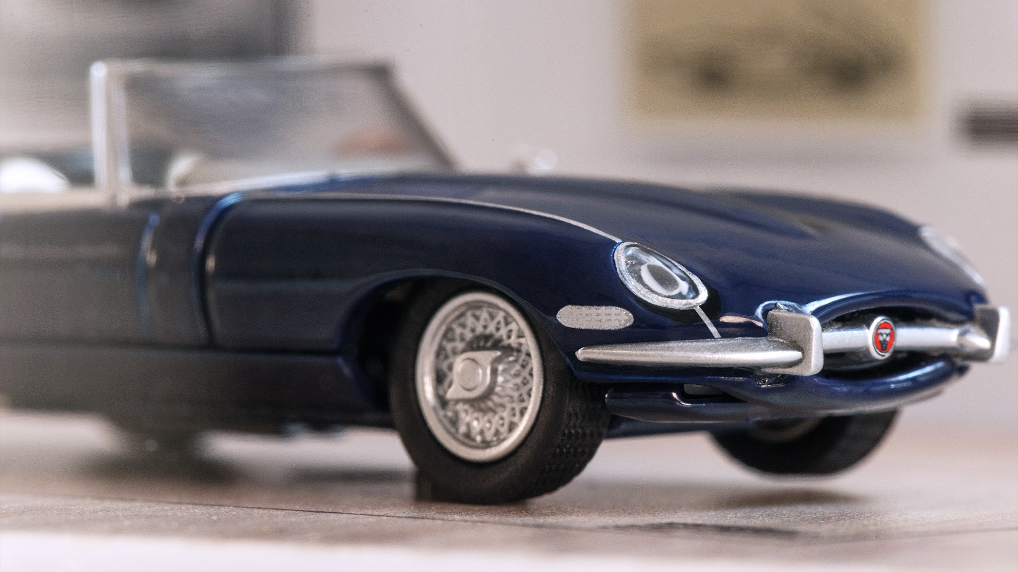 Jaguar E Type Roadster Hot Wheels Mattel Creations Museum of Modern Art MoMA 9