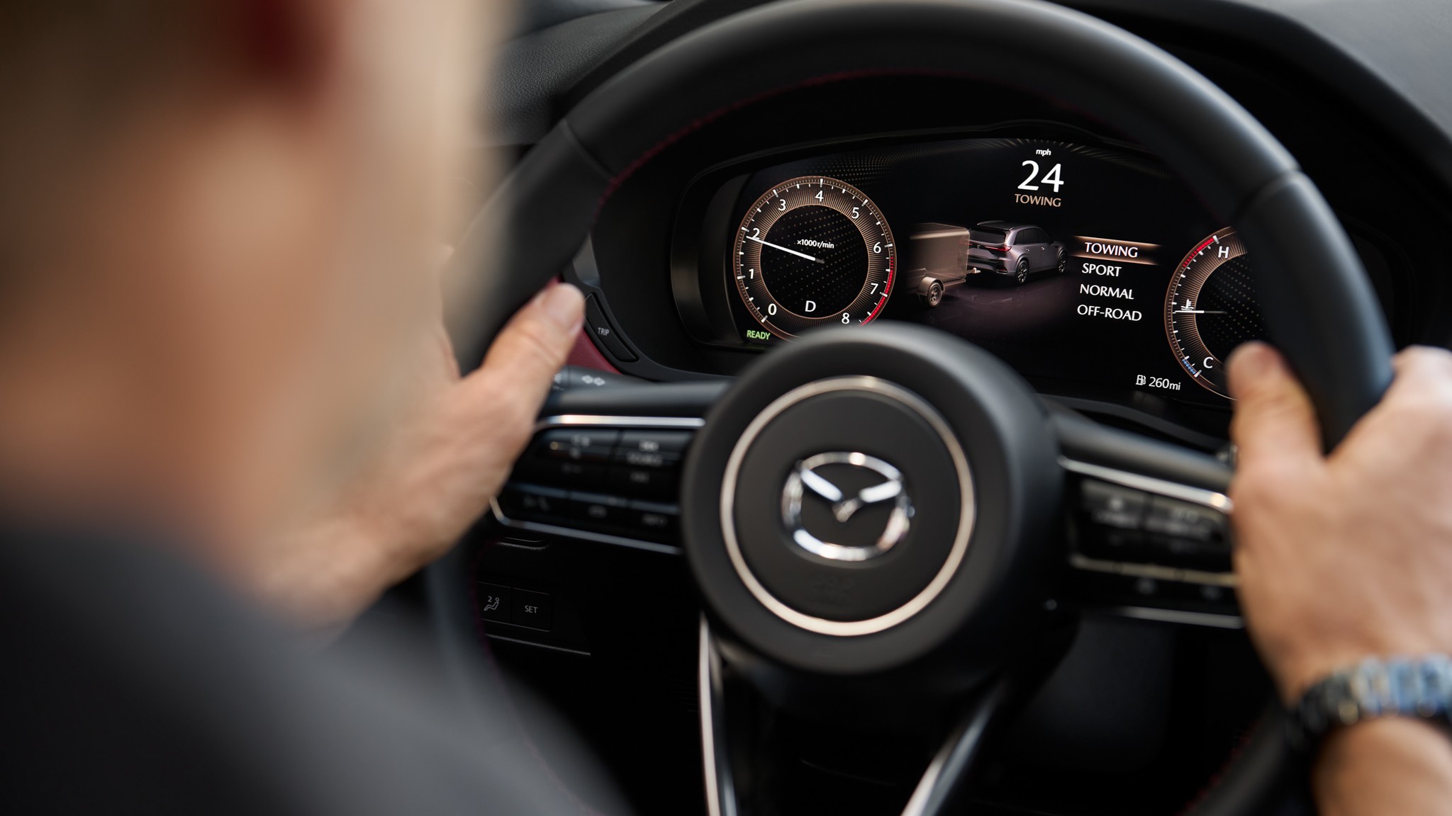 2026 Mazda CX 70 Mild Hybrid PHEV Hybrid Midsize SUV Two Row 16