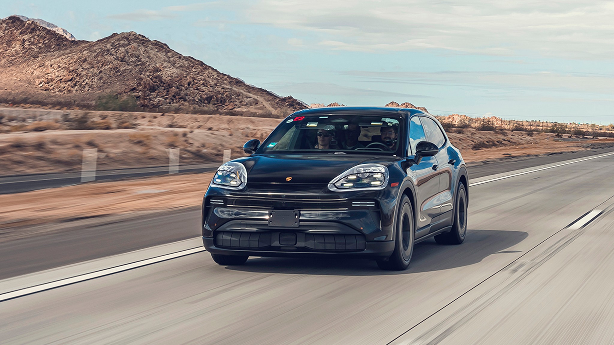 19 electric porsche cayenne range test