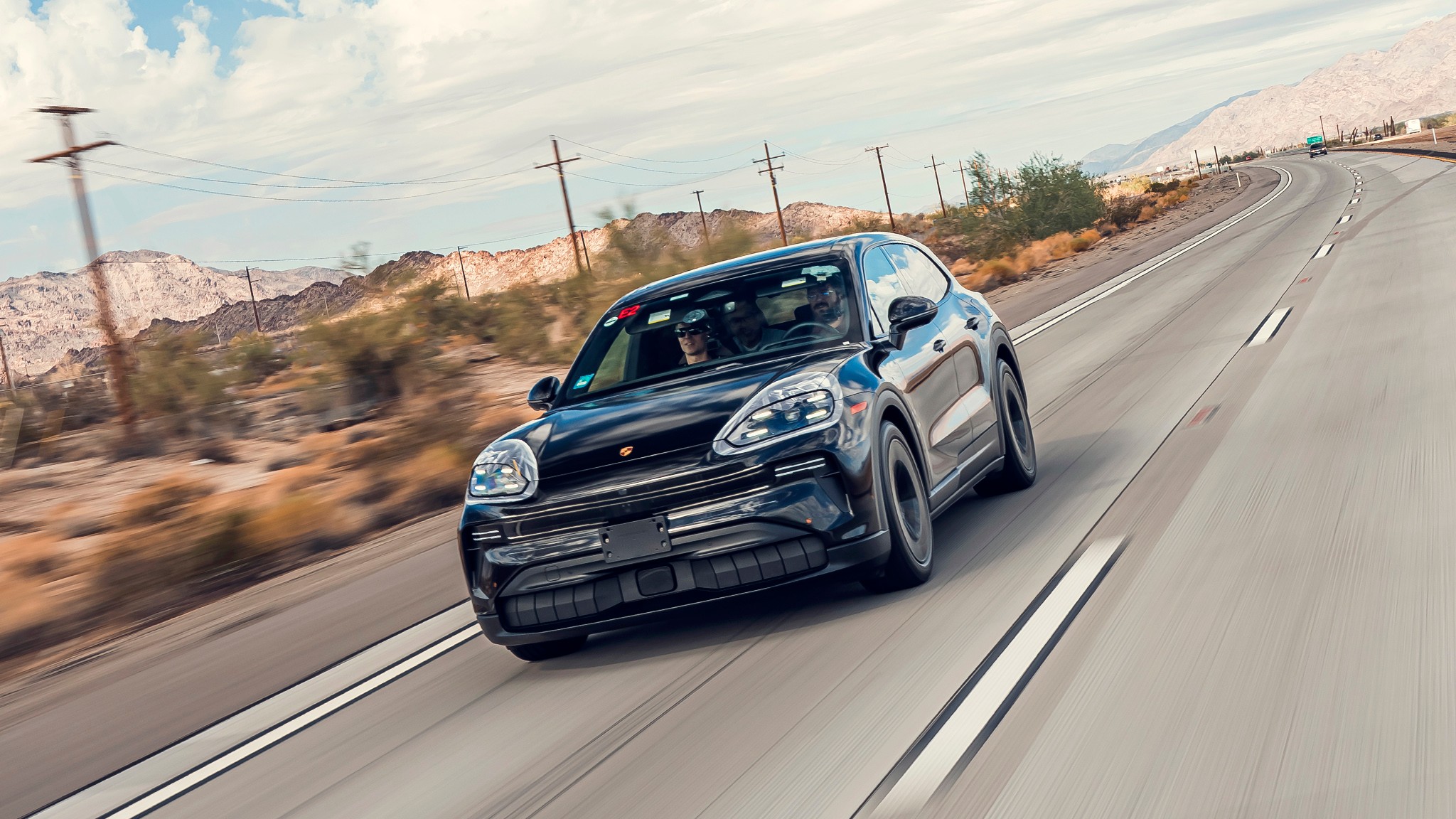 16 electric porsche cayenne range test