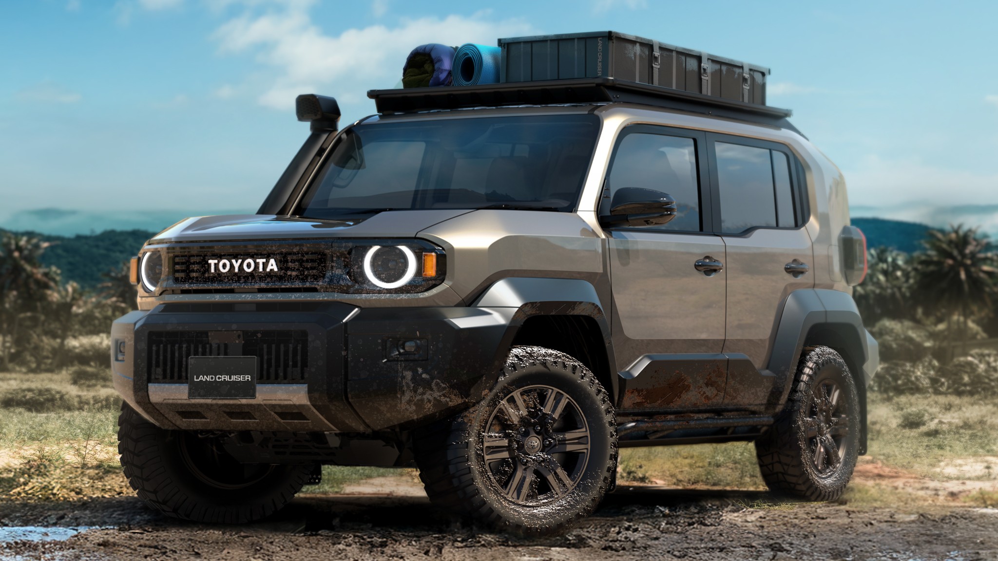 2027 Toyota Land Cruiser FJ Crossover SUV Japan Mobility Show 2