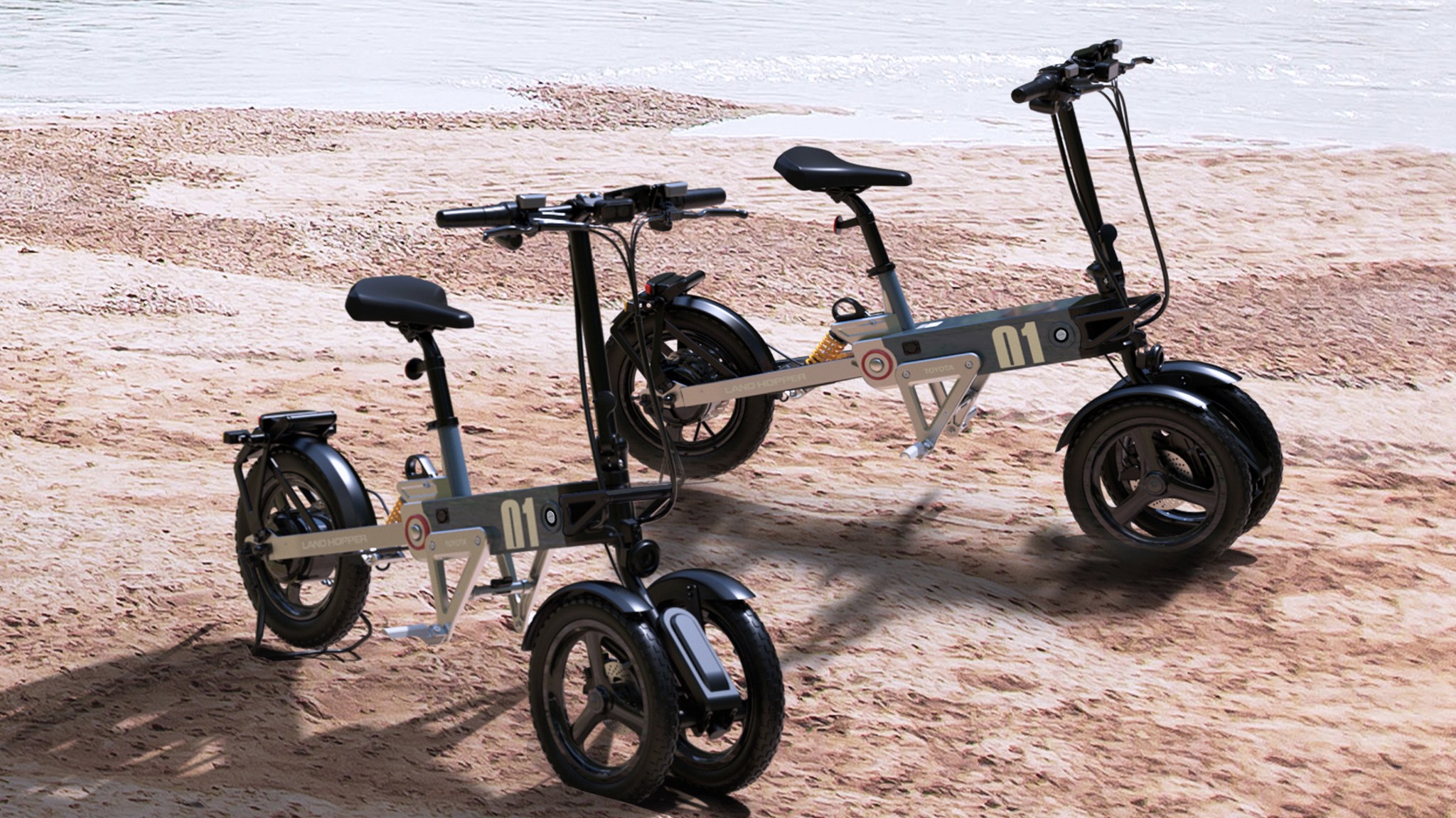 2027 Toyota Land Hopper Moped Noped Electric Bike 1