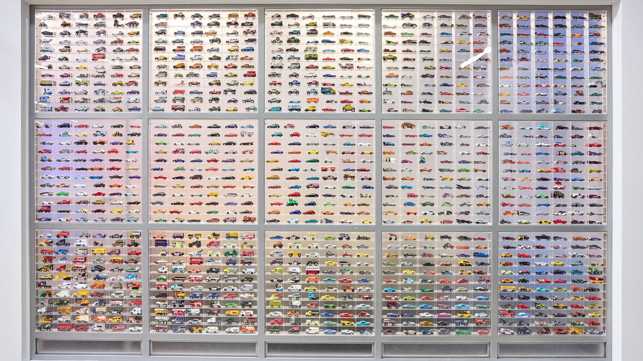 Hot Wheels and Matchbox Cars Display