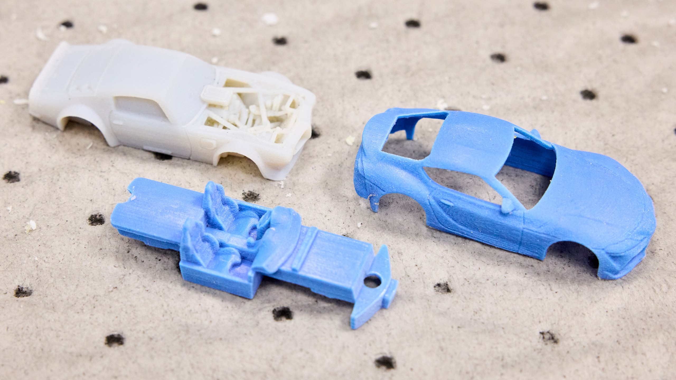 Hot Wheels 3 D Printed Prototypes Multiple Parts
