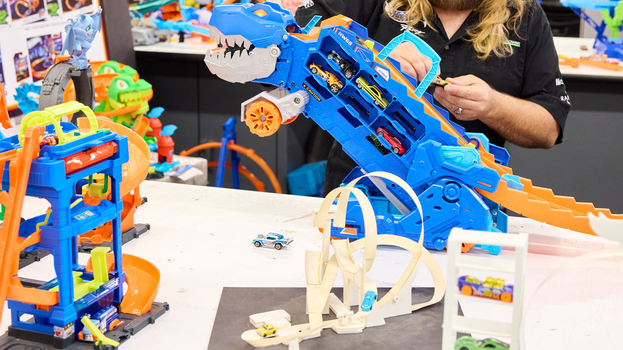 Hot Wheels Car Carrier and Track Mock Up