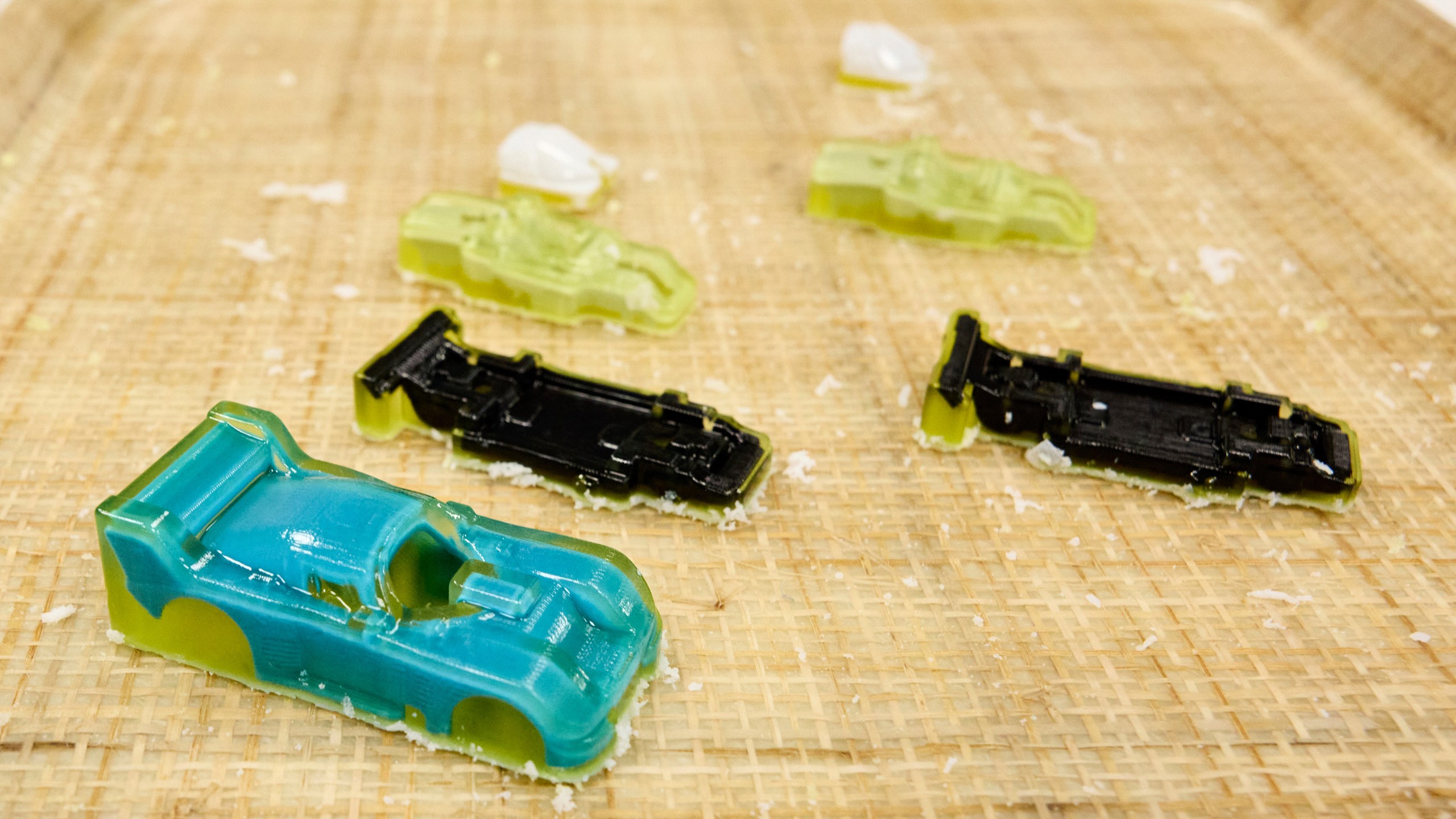 Hot Wheels 3 D Printed Prototypes With Gel