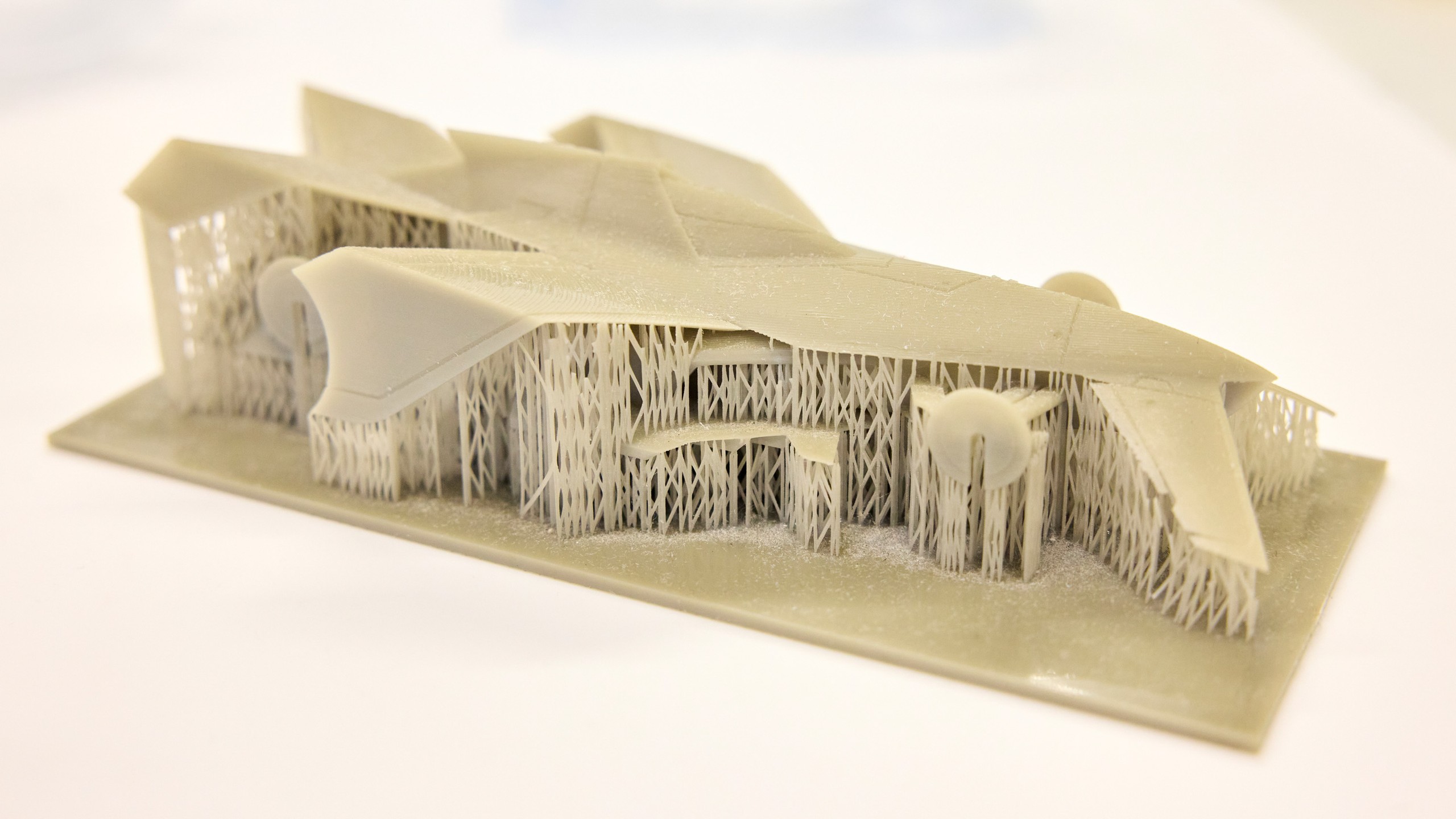 Hot Wheels 3 D Printed Prototypes With Support Structure