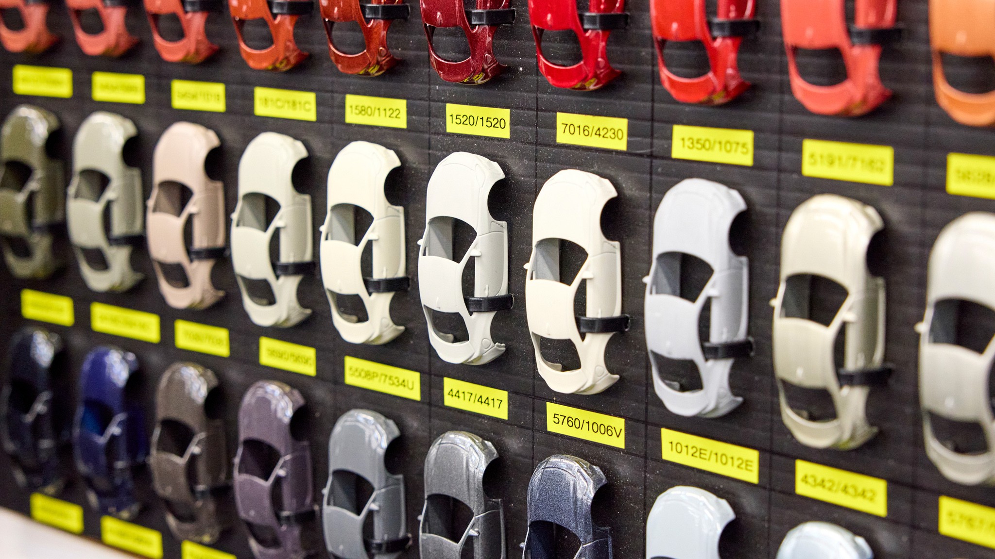 Hot Wheels Body Color Palette Close up