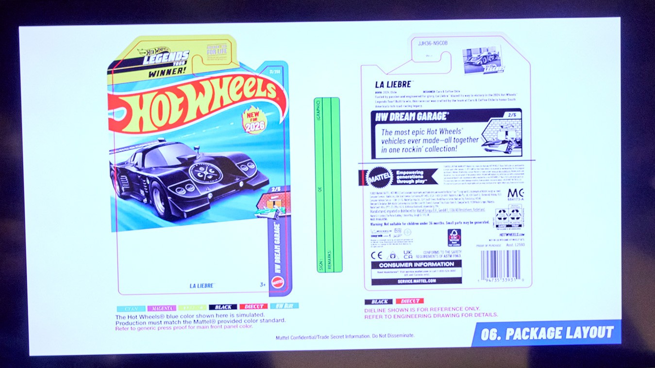 Hot Wheels Packaging Design and Layout