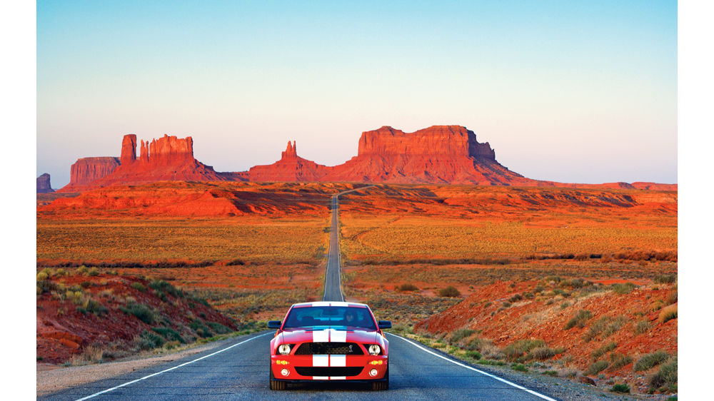 001 2007 ford shelby gt500 john kiewicz monument valley american road trip