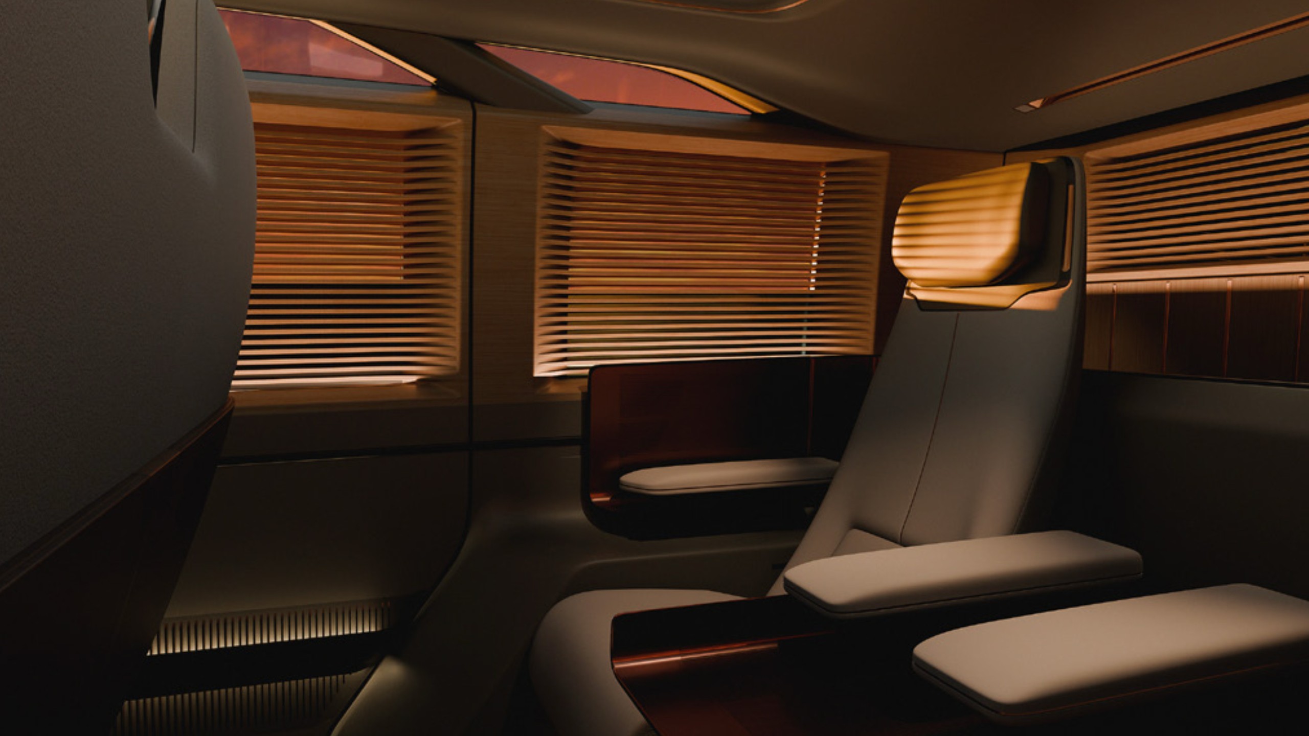 lexus ls concept bamboo shades