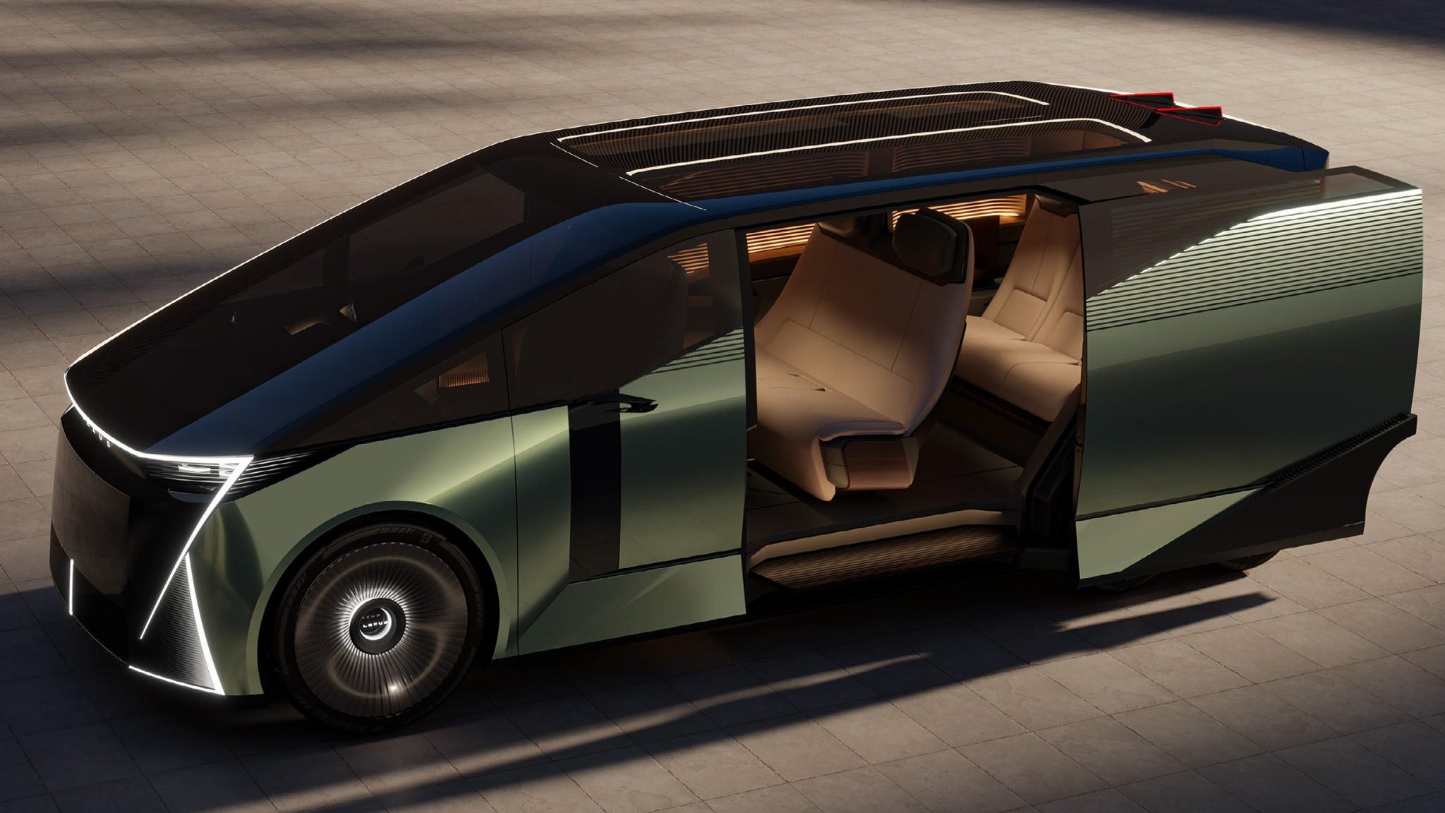 lexus ls concept doors open