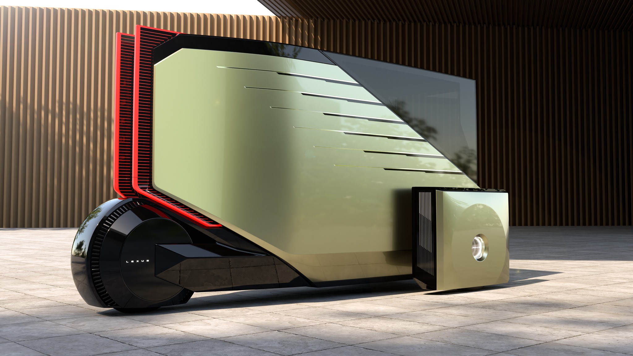 lexus ls micro concept rear three quarter