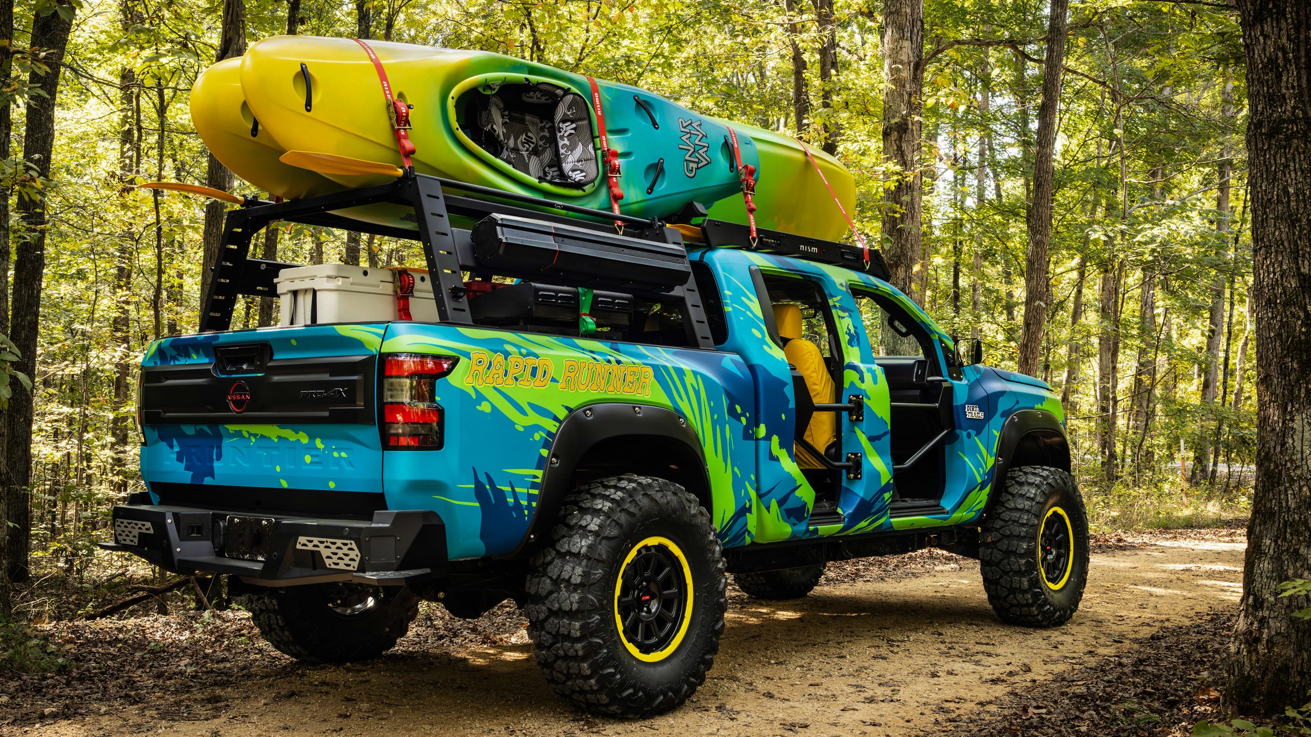 2024 Nissan Frontier Rapid Runner Project Trailgater 2025 SEMA Show Pickup Truck 11