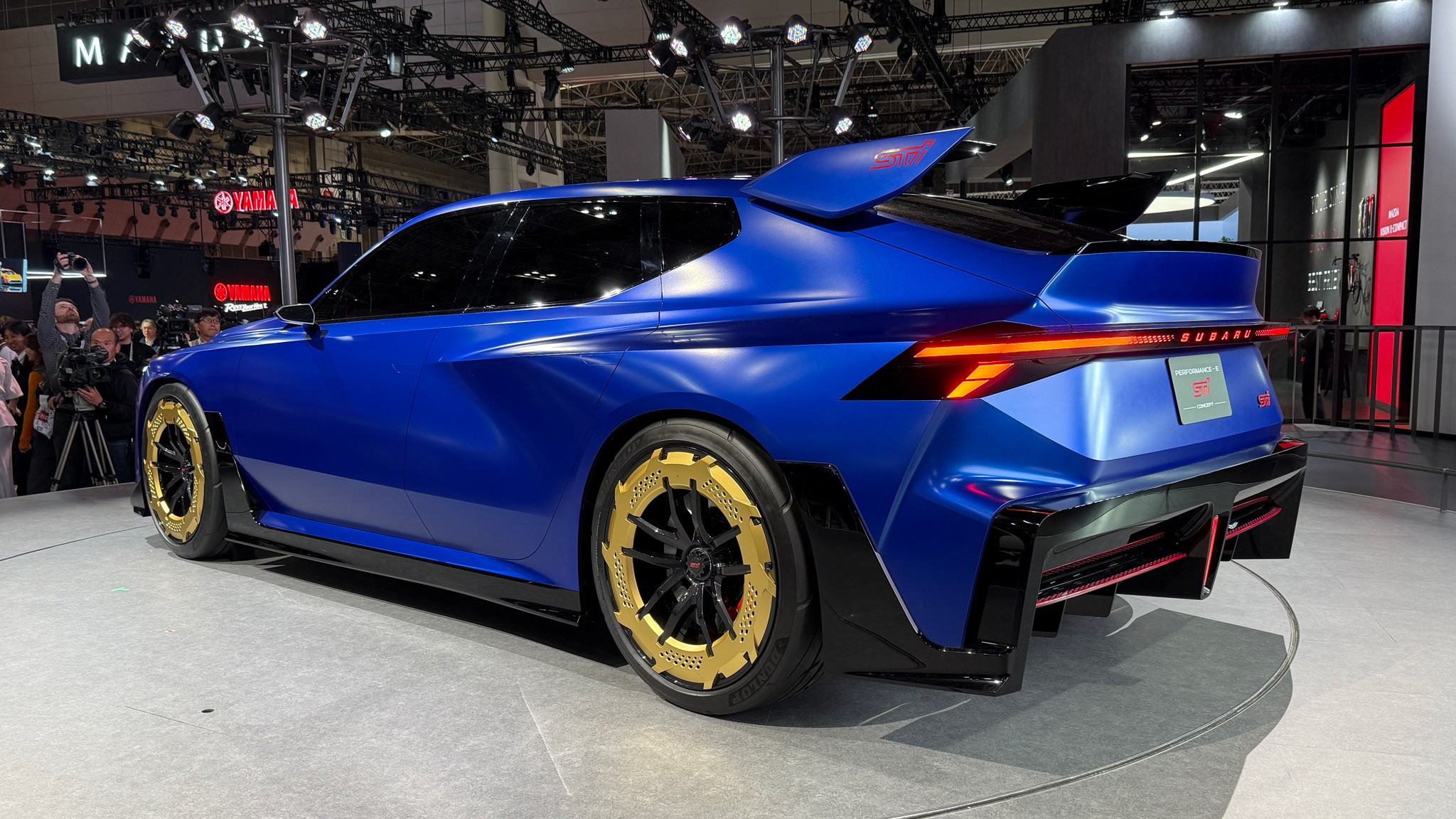 subaru performance e concept tokyo rear three quarter