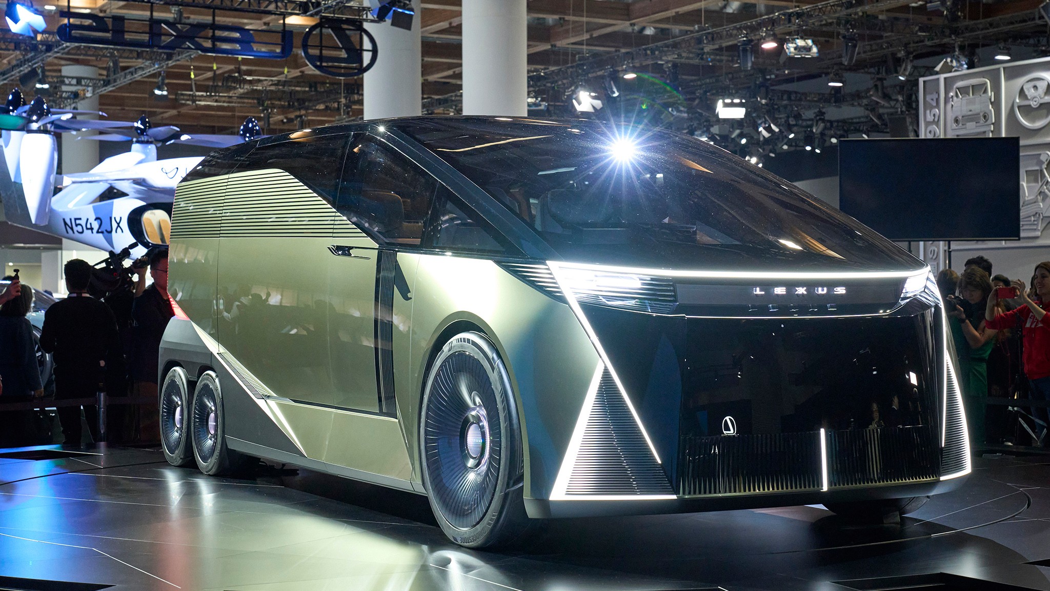 129 Lexus LS Concept Minivan at 2025 tokyo show