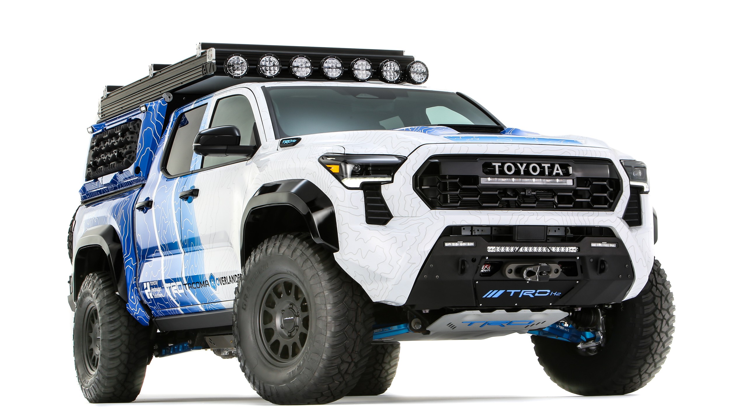 2025 Toyota Tacoma H2 Overland SEMA Concept Pickup Truck Overlander 17