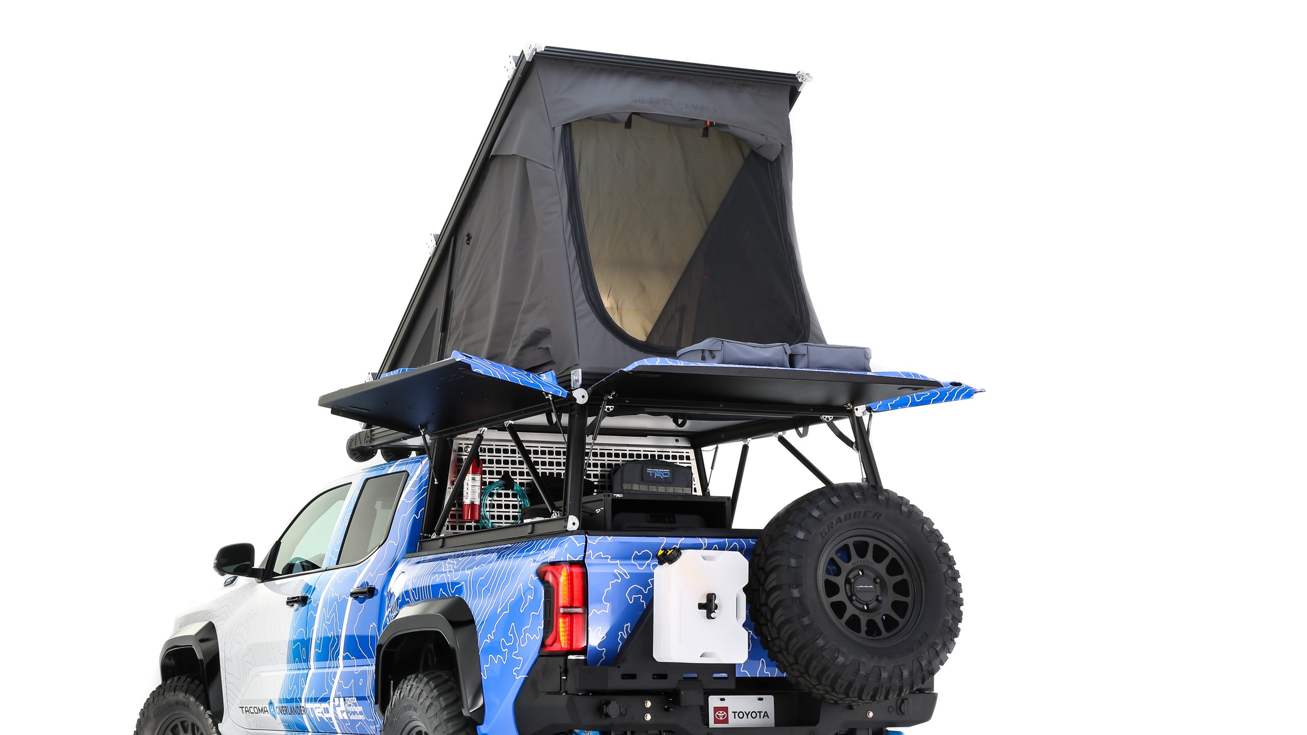 2025 Toyota Tacoma H2 Overland SEMA Concept Pickup Truck Overlander 27