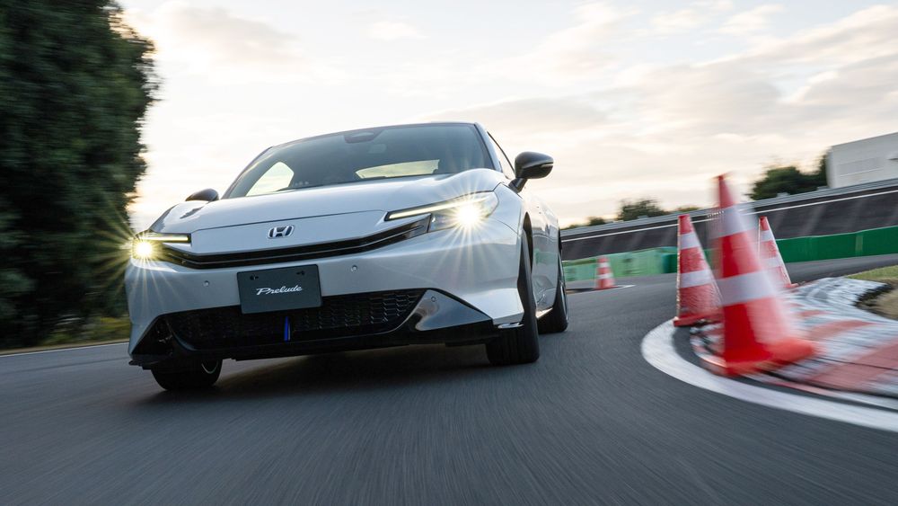 2026 honda prelude quick drive japan white front cones