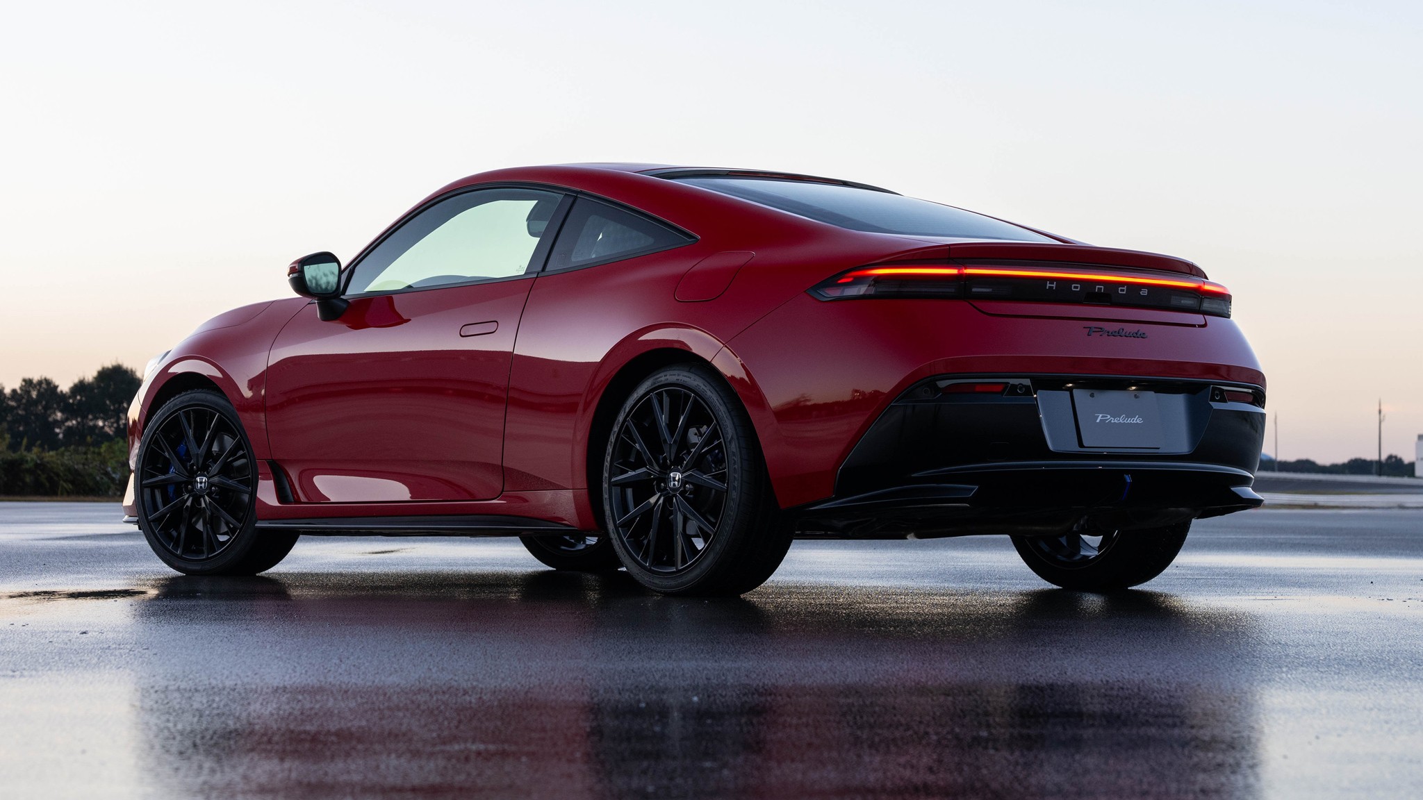 2026 honda prelude quick drive japan red rear static