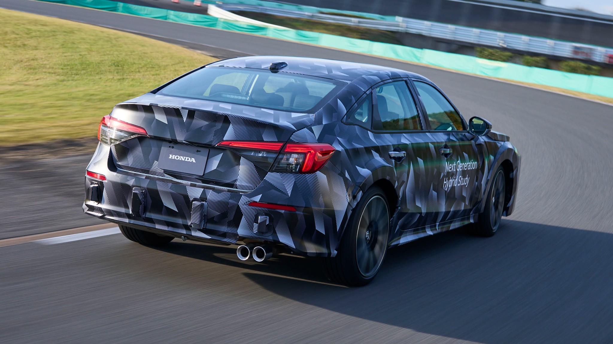 honda civic prototype drive rear