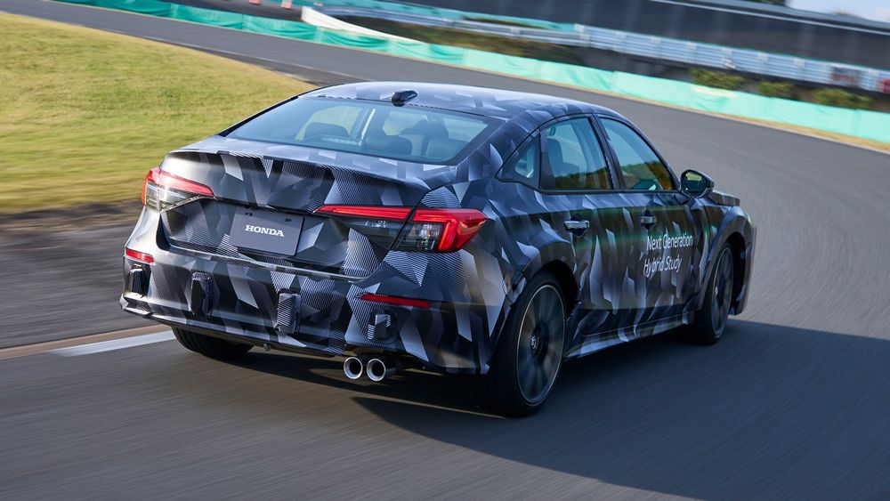 honda civic prototype drive rear