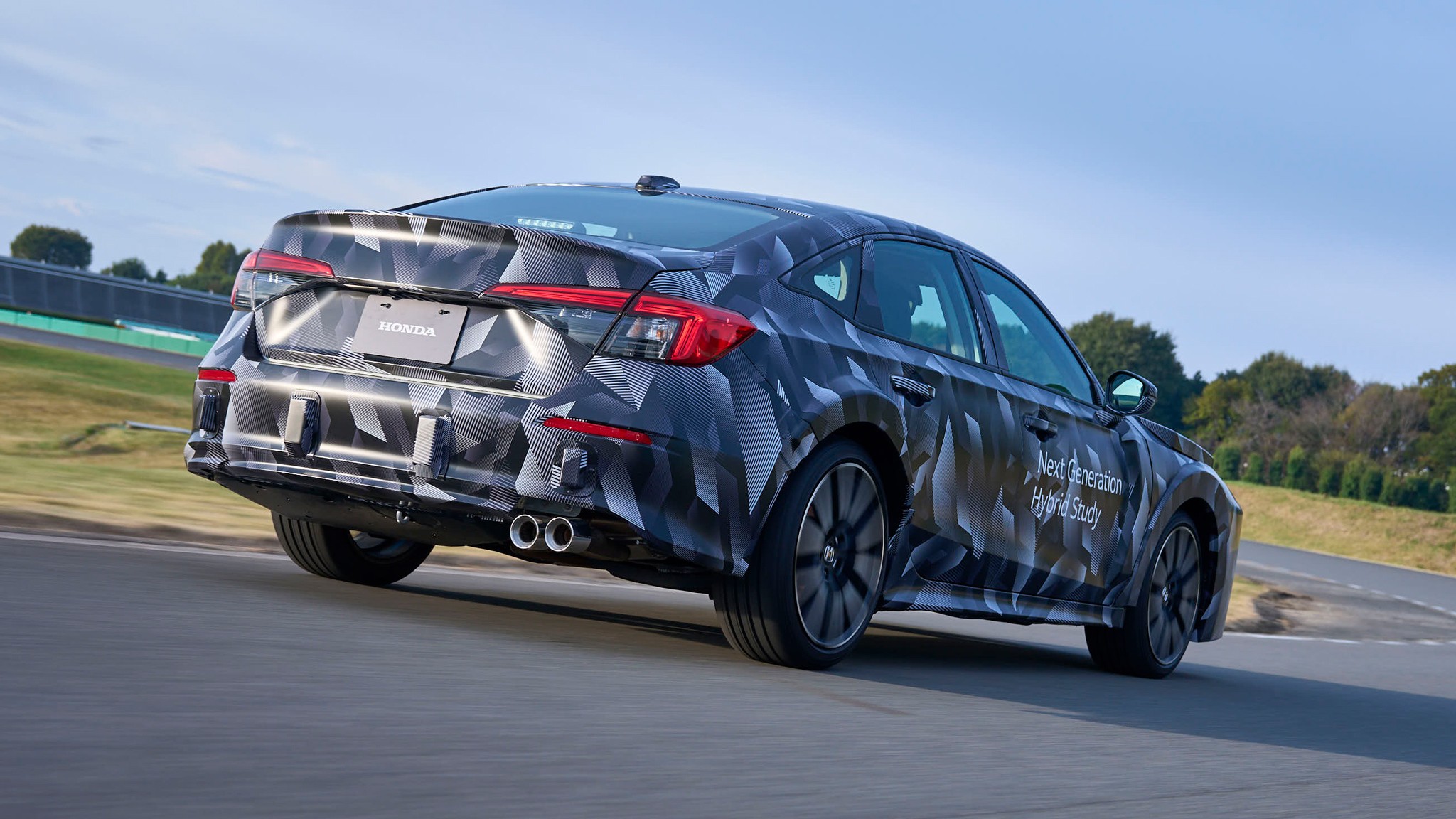 honda civic prototype drive rear passenger motion