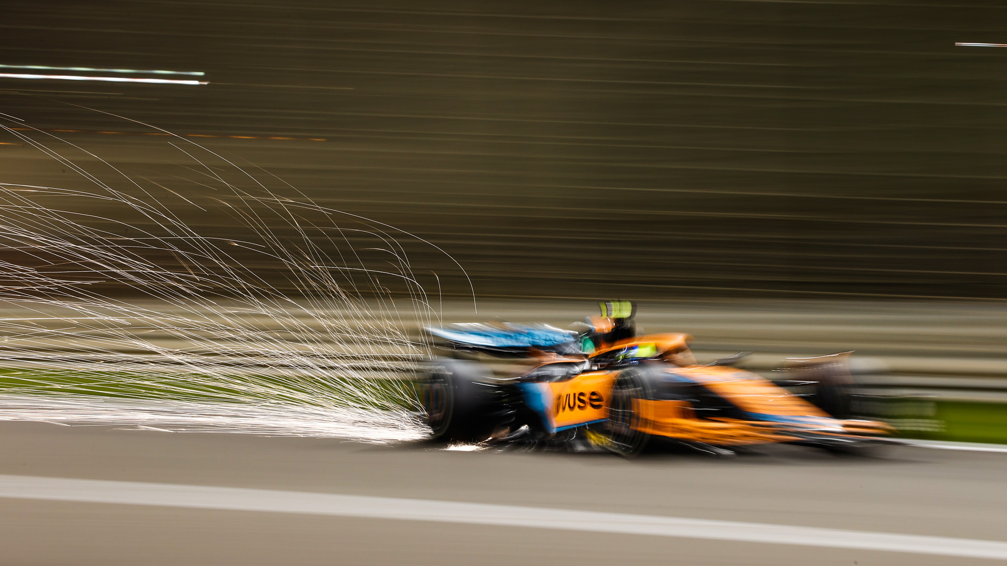 Lando Norris, McLaren MCL36 side on