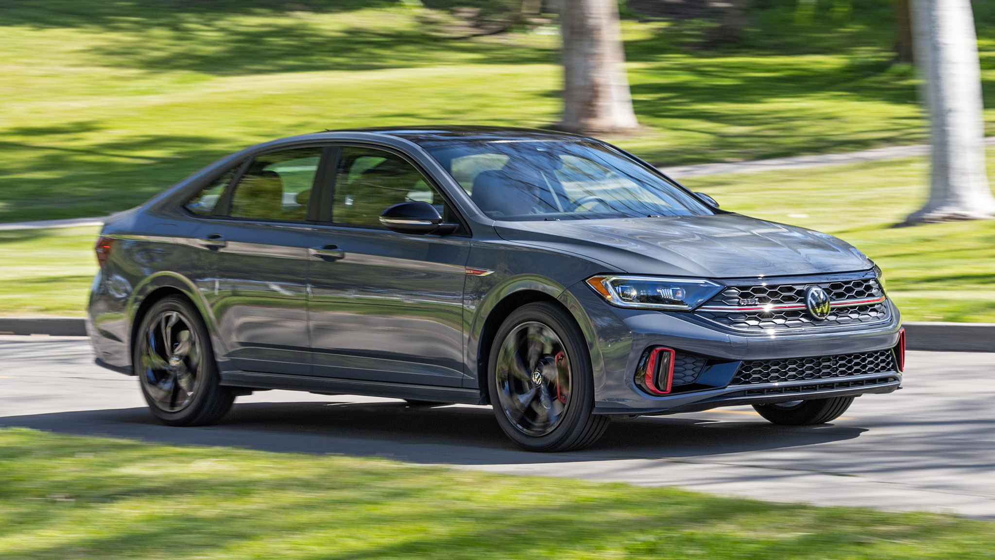 2023 Volkswagen Jetta GLI in motion 2