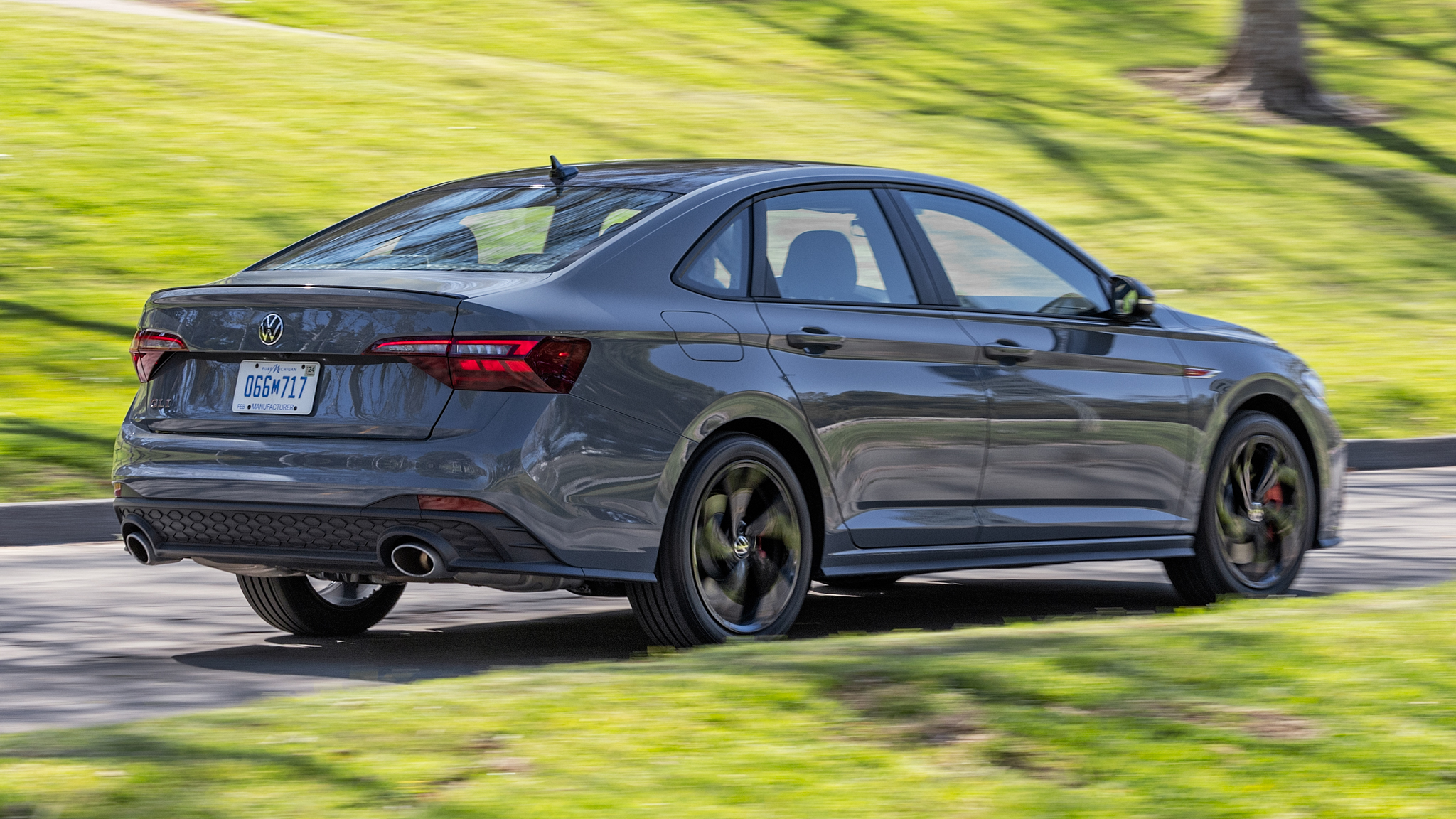 2023 Volkswagen Jetta GLI in motion 3