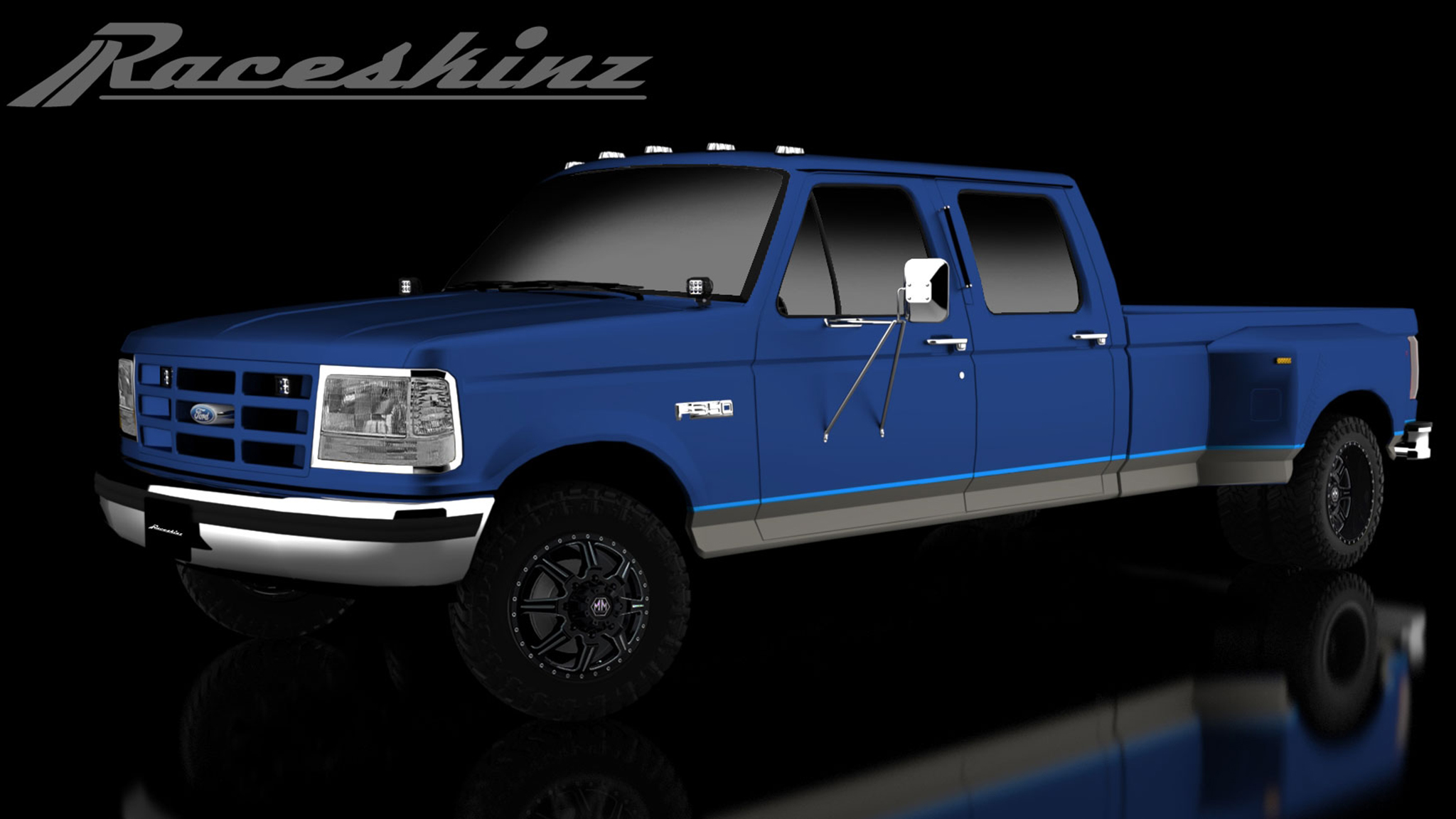 1995 ford f 350 project blumajik render