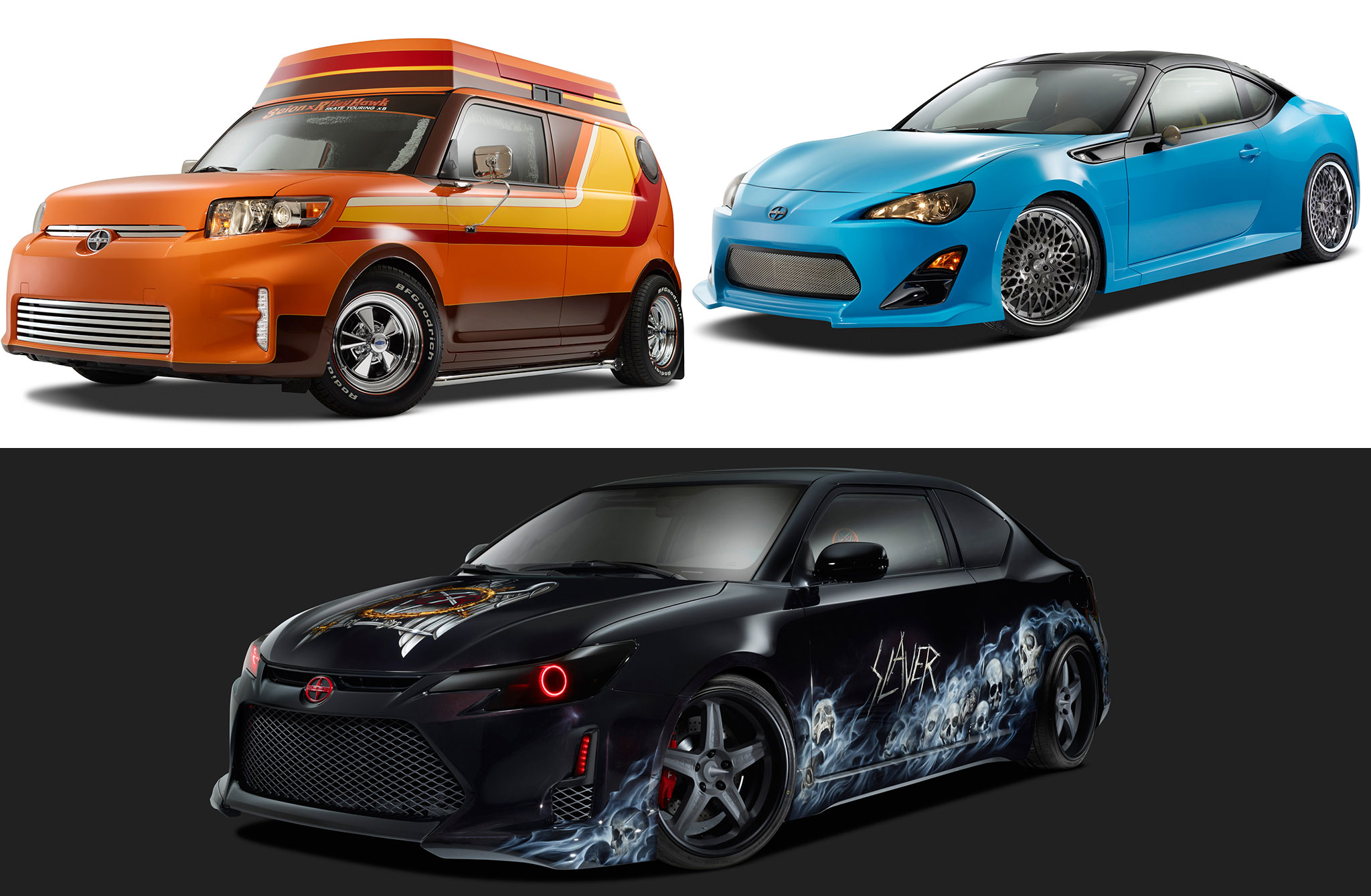 Scion SEMA Builds Unveiled: Targa Top, Retro Van, Slayer Sound Machine