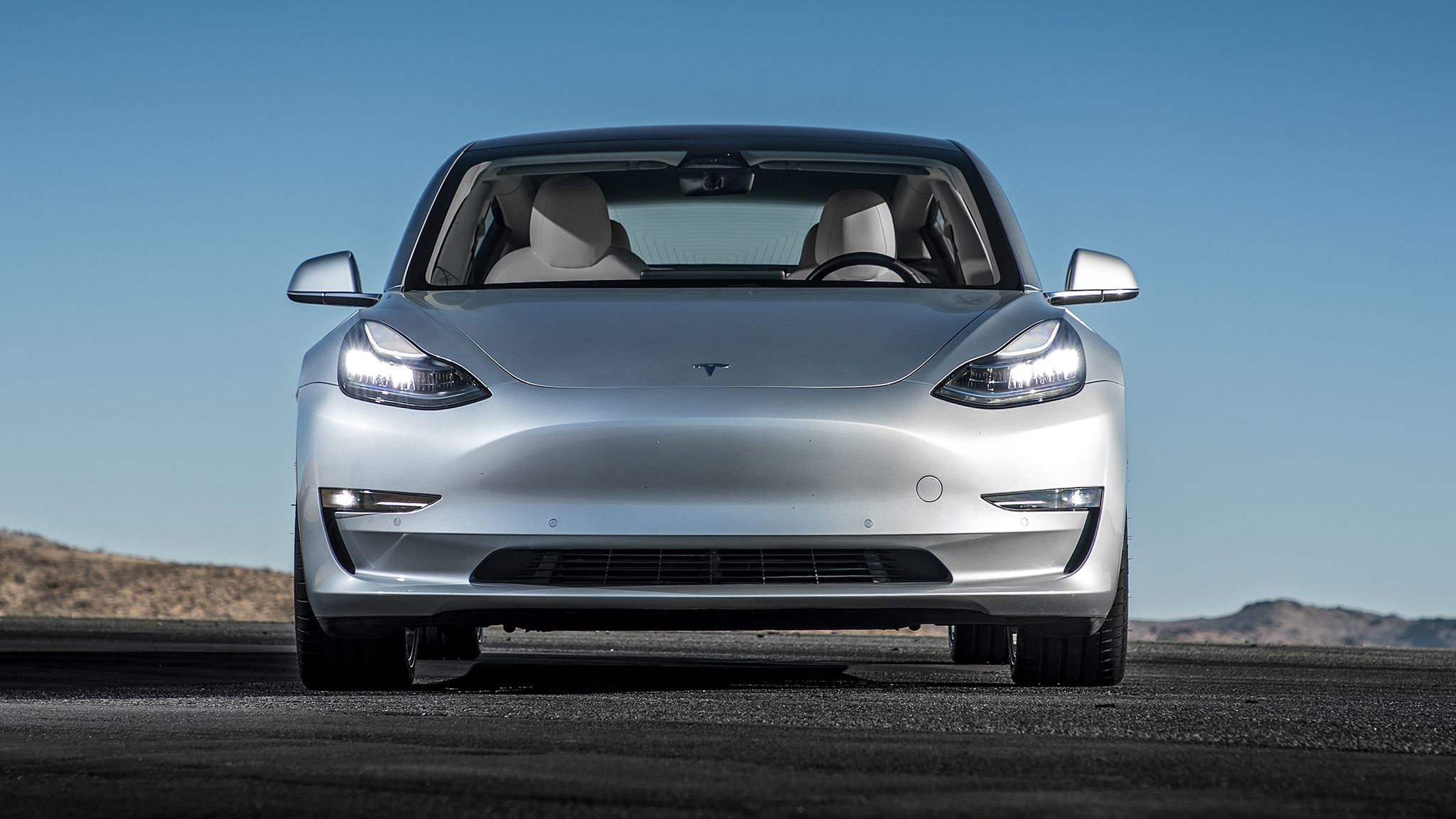 Tesla Model 3 Performance Track Mode front