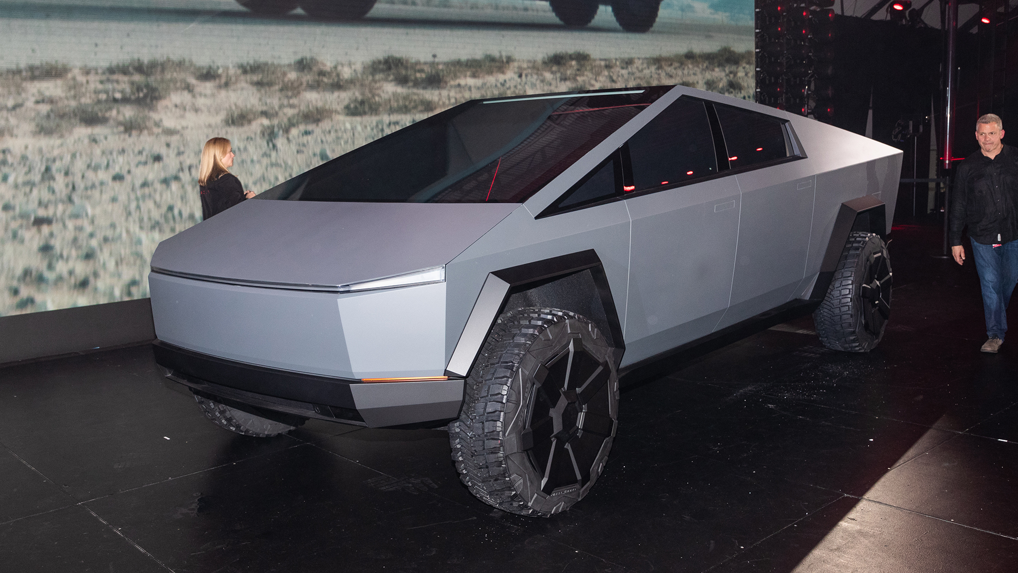 Tesla Cybertruck electric pickup detail 5