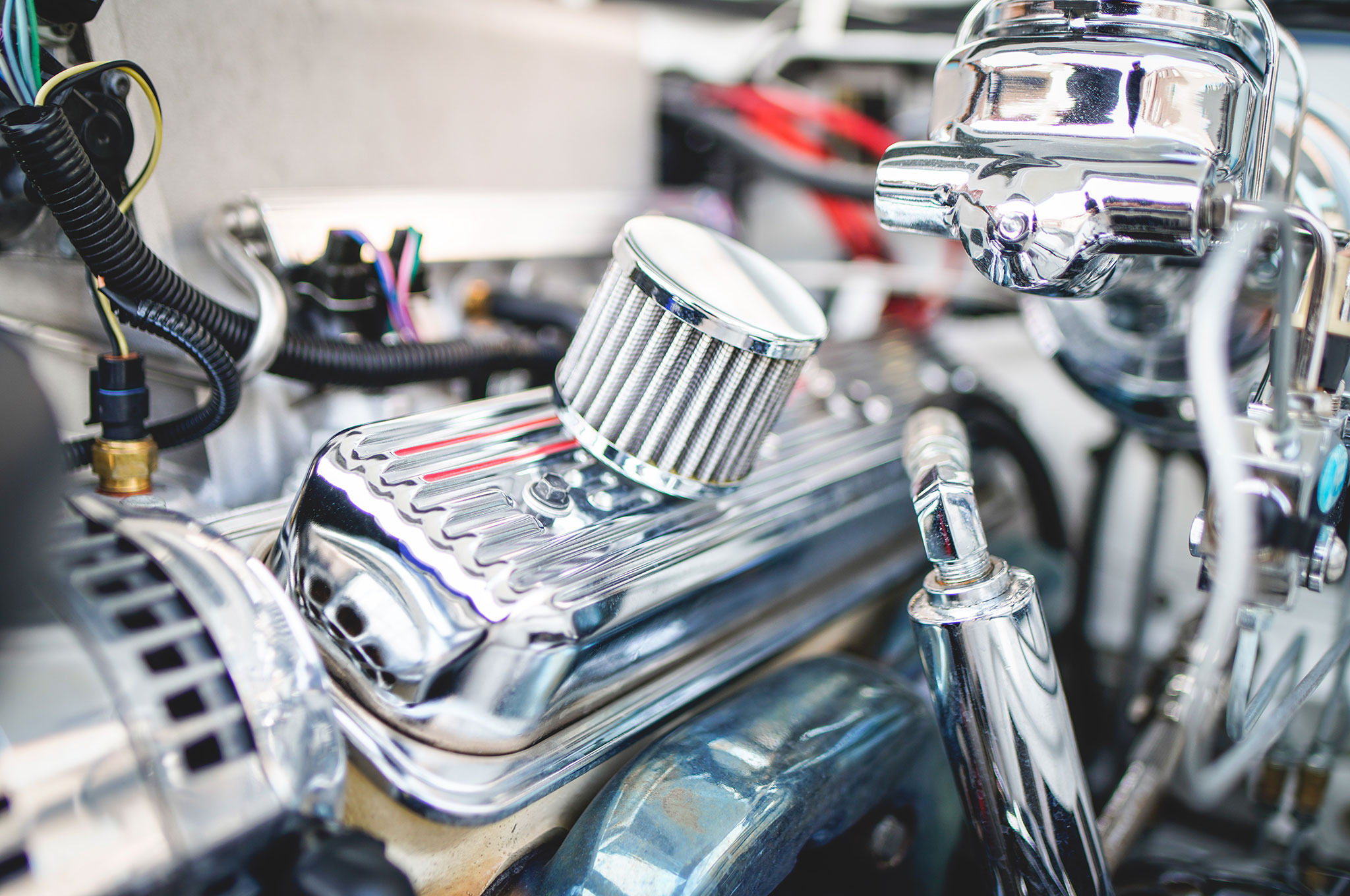 08 61 impala engine chrome accents