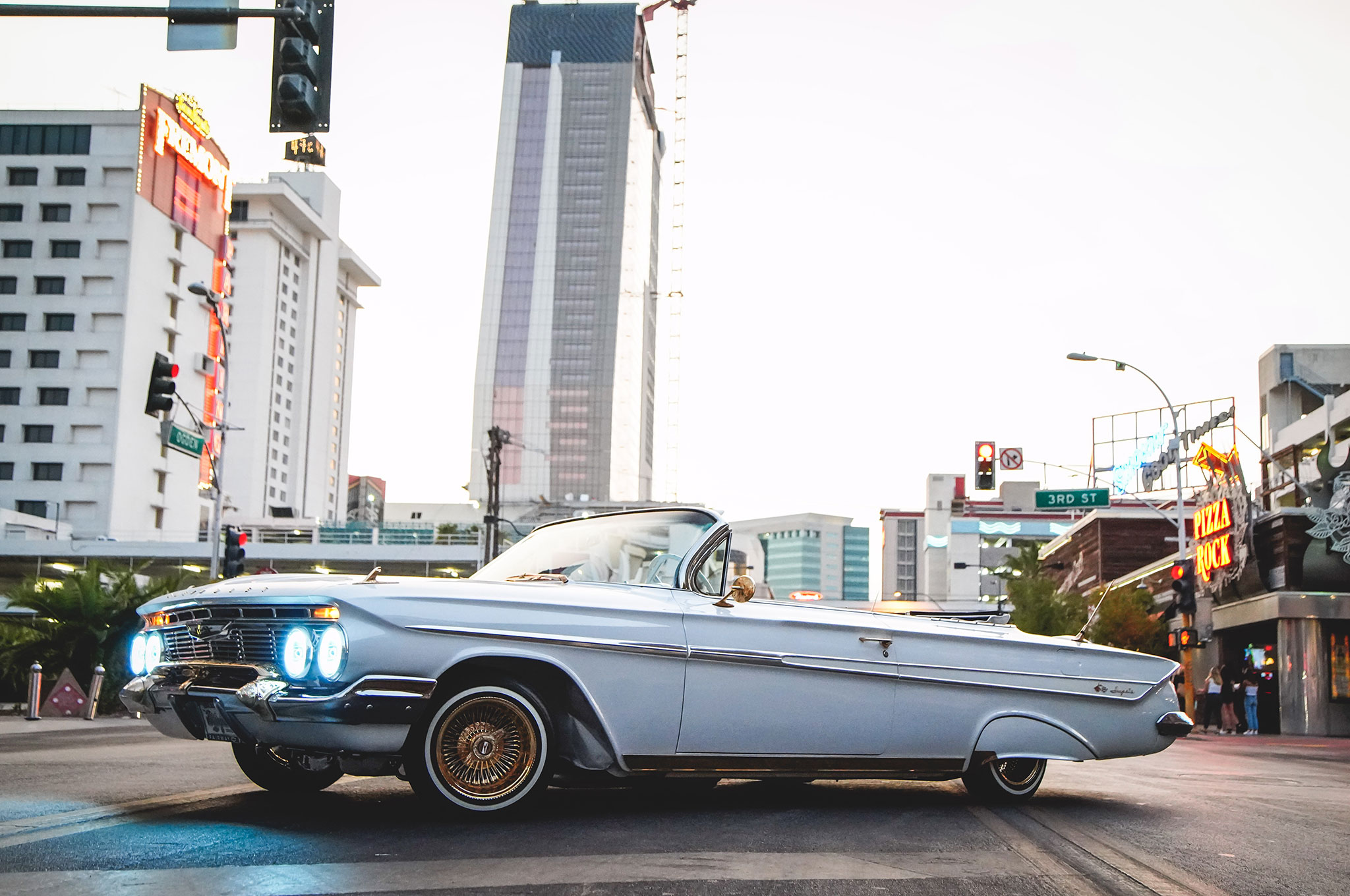 11 61 impala driver side angle vegas back drop