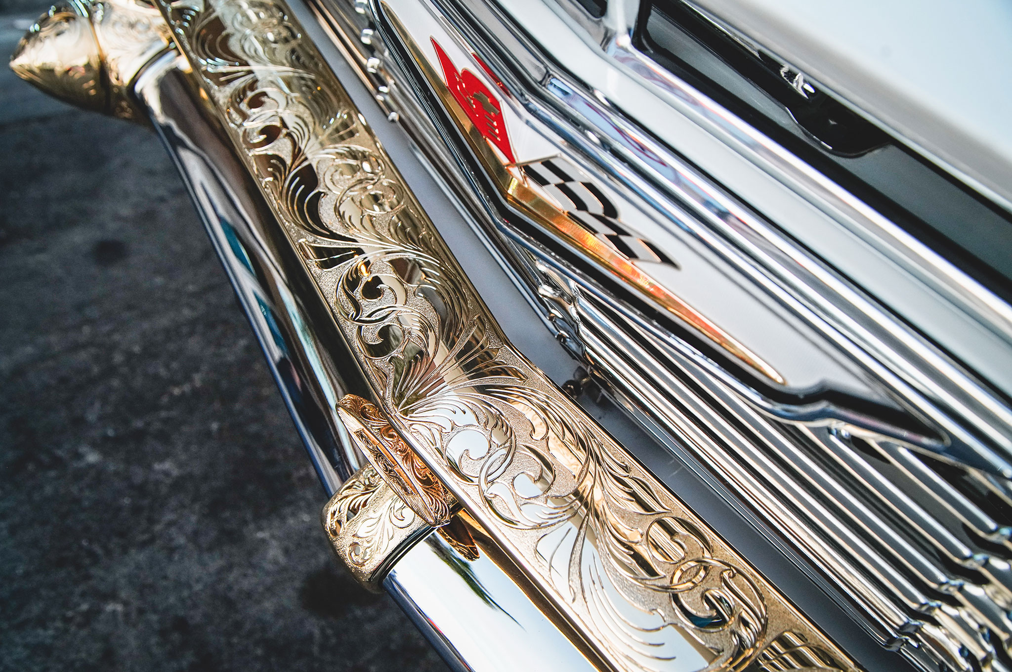 17 61 impala grille gold accents engraving guards