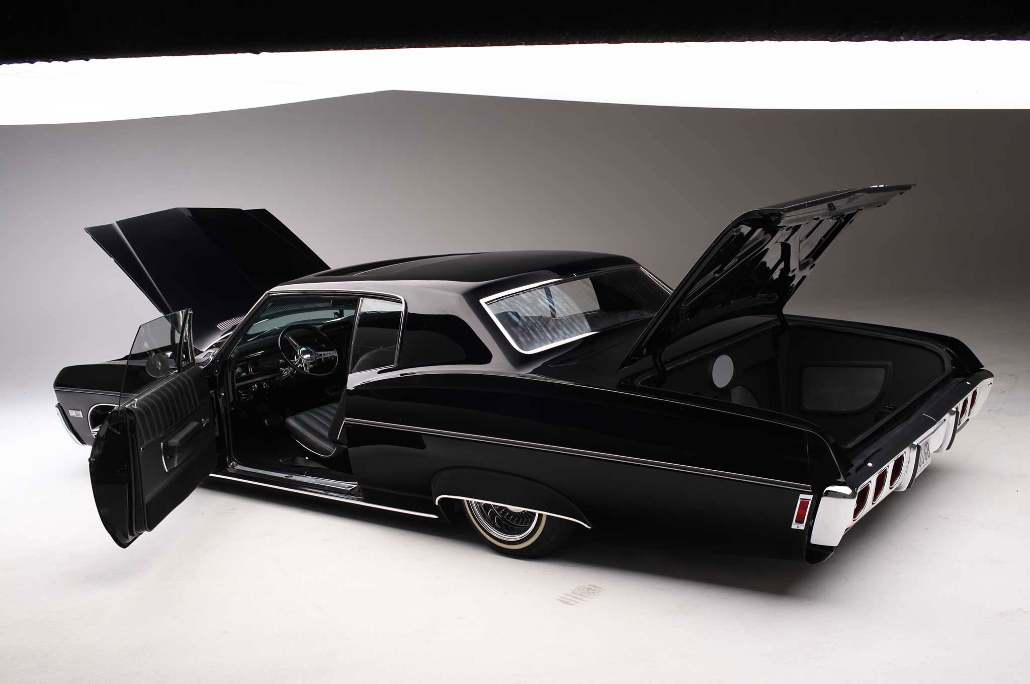 014 1968 chevrolet impala ss passenger side view