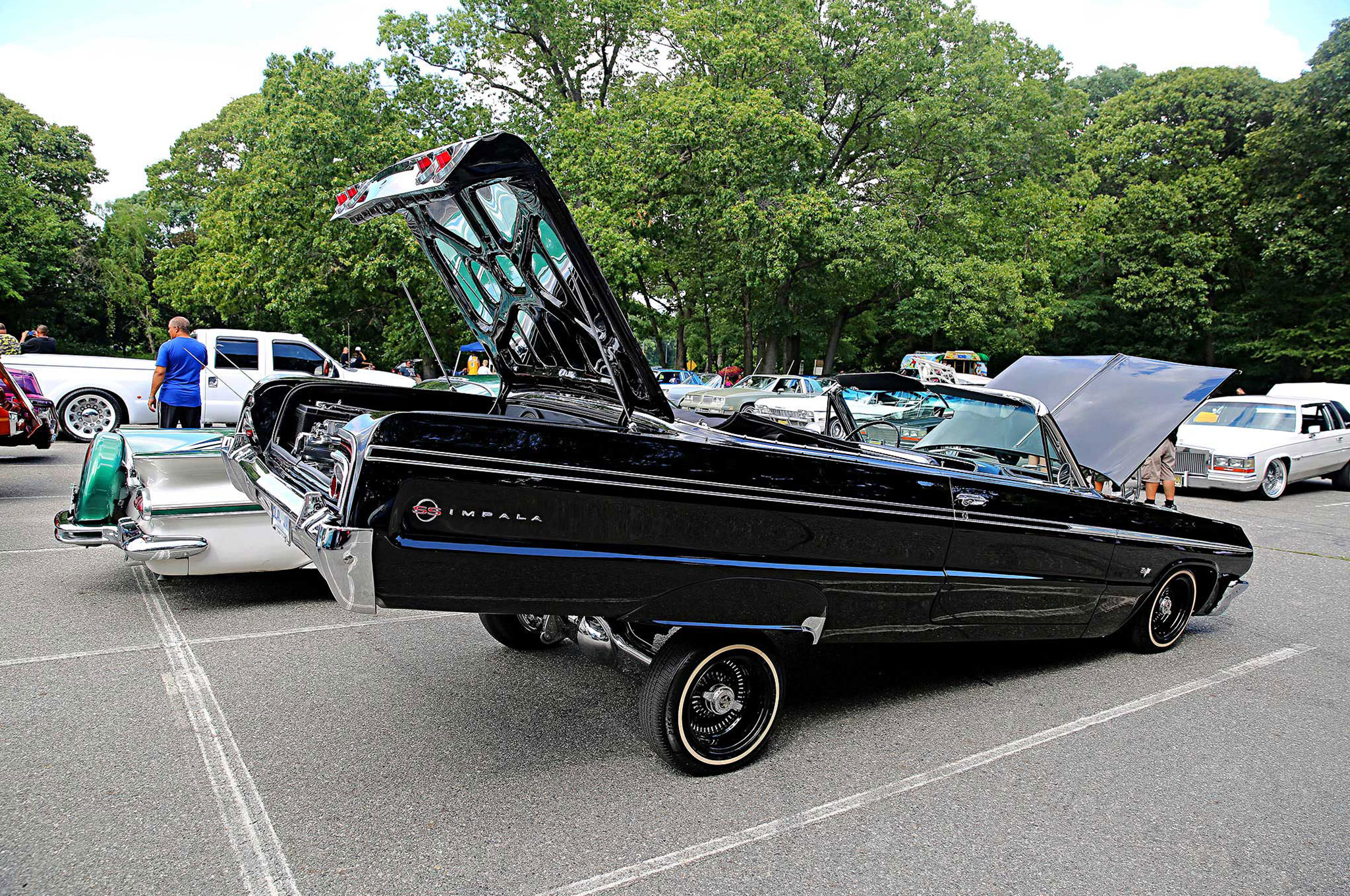 15th annual drastic bbq black 1964 impala