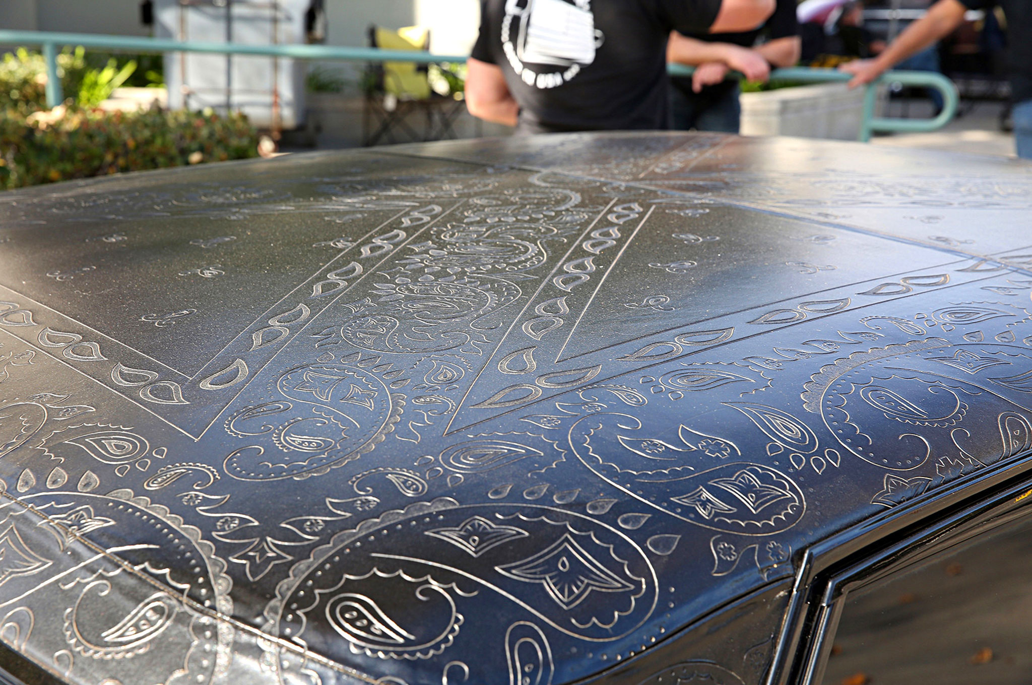 1964 Cadillac Coupe De Ville Leather tooled Roof