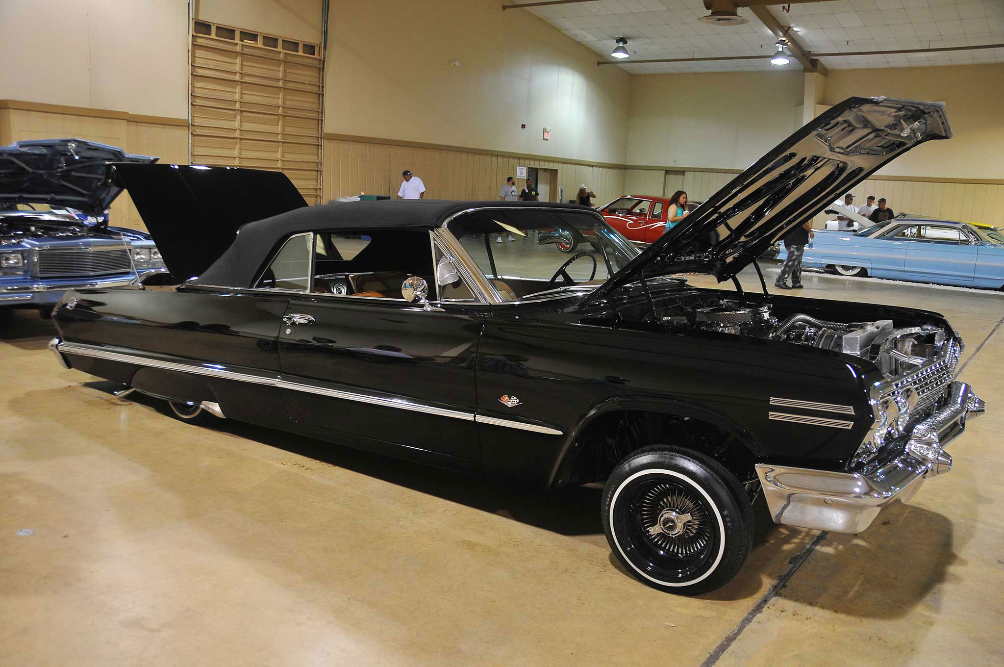 2016 miami lowrider super show black 1963 impala